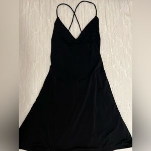 Athletic Black strappy dress